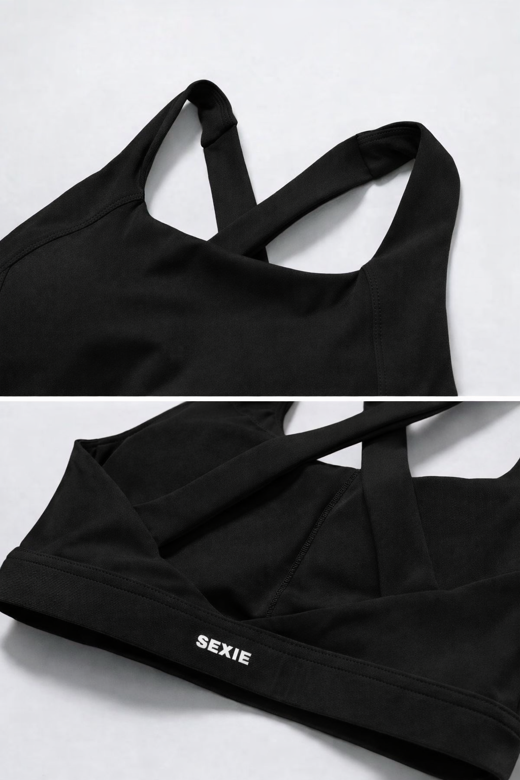 SEXIE | Women's 3-Piece Criss Cross Active Set With Crop Top, Sweater & High Waist Leggings - Breathabl