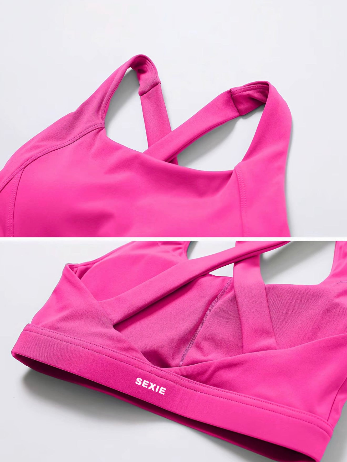 SEXIE | Women's 3-Piece Criss Cross Active Set With Crop Top, Sweater & High Waist Leggings - Breathabl