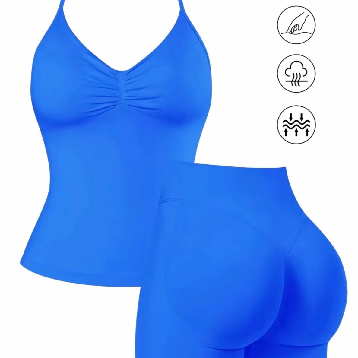 2 piece Halter Top & Shorts Set