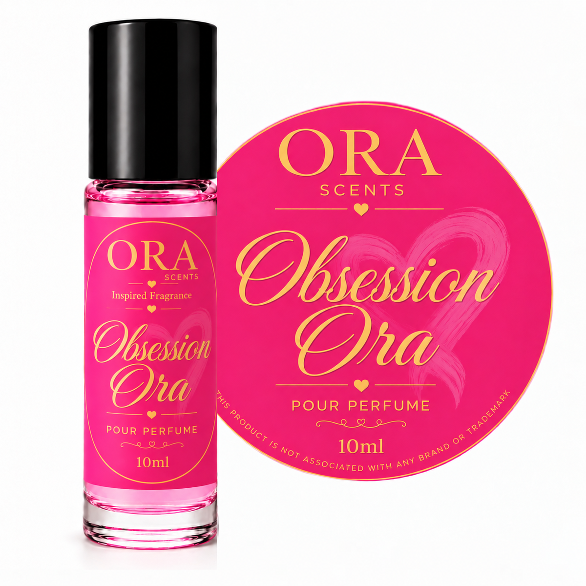 ORA Scents 10ml Roll-On Perfume Oil - Long-Lasting Unisex Fragrance Oil with Multiple Scents