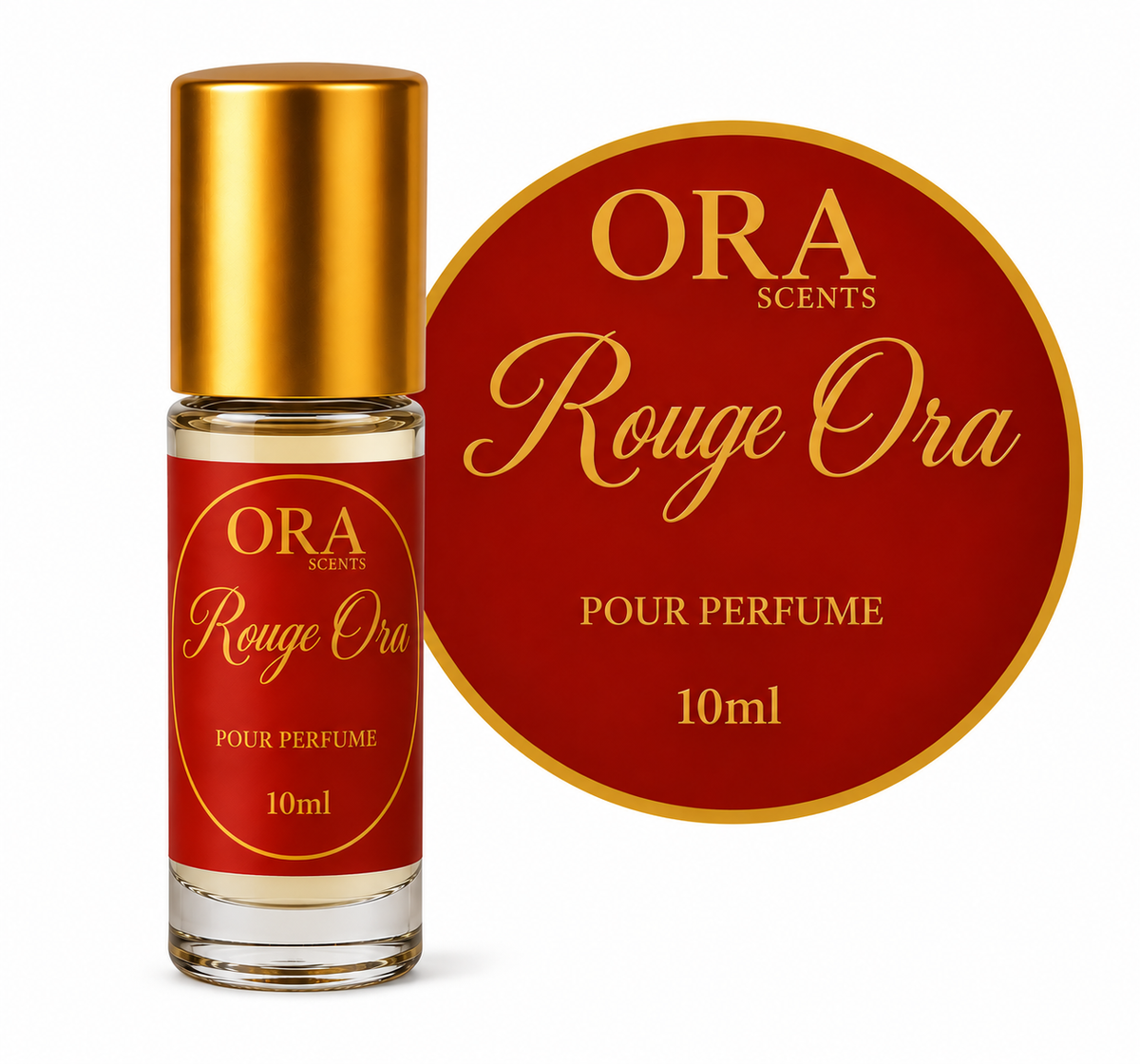 ORA Scents 10ml Roll-On Perfume Oil - Long-Lasting Unisex Fragrance Oil with Multiple Scents