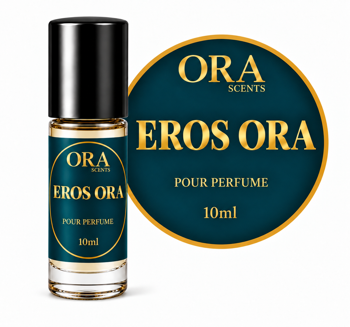 ORA Scents 10ml Roll-On Perfume Oil - Long-Lasting Unisex Fragrance Oil with Multiple Scents
